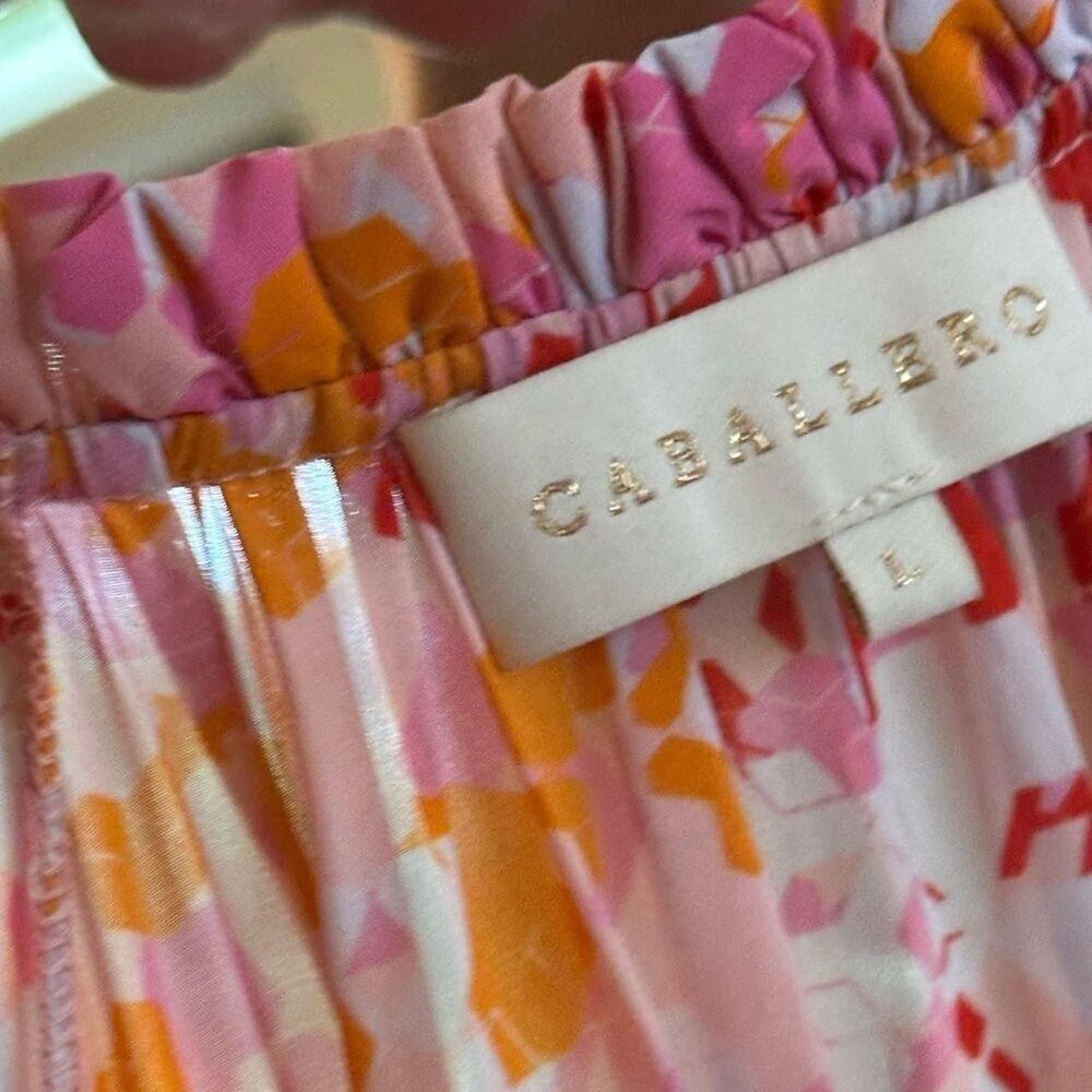 Unbranded Women's Pink and Orange Blouse - Picture 3 of 3
